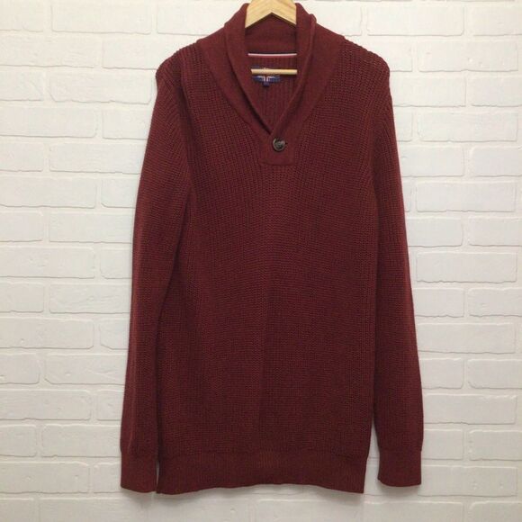 SOUL of London 2XL 100% organic cotton knit sweater men Gorpcore Normcore - Picture 2 of 12